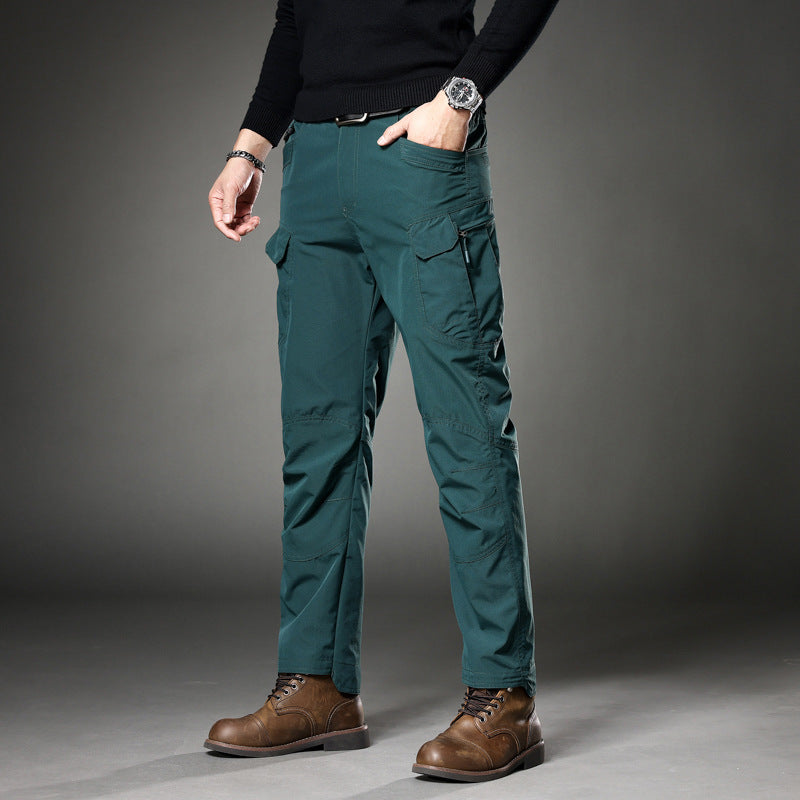 Herren Trekking‑Cargohose mit Knieverstärkung, multifunktionalen Taschen und geradem Schnitt Nord Taschen