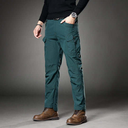 Herren Trekking‑Cargohose mit Knieverstärkung, multifunktionalen Taschen und geradem Schnitt Nord Taschen
