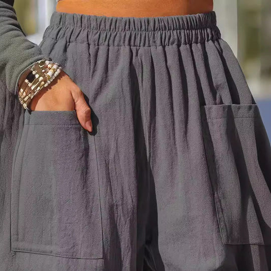 Damen Leichte und lässige Sommerhose