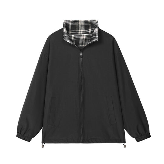 Unisex Trendige Übergangsjacke mit hohem Kragen und lässigem Schnitt Nord Taschen