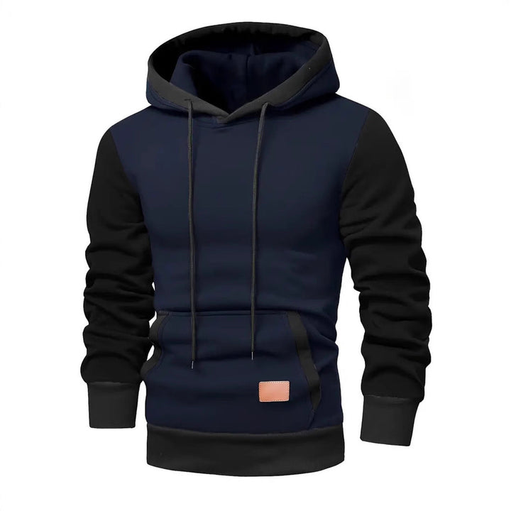 Herren modischer Hoodie mit praktischen Taschen und kontrastrierendem Design
