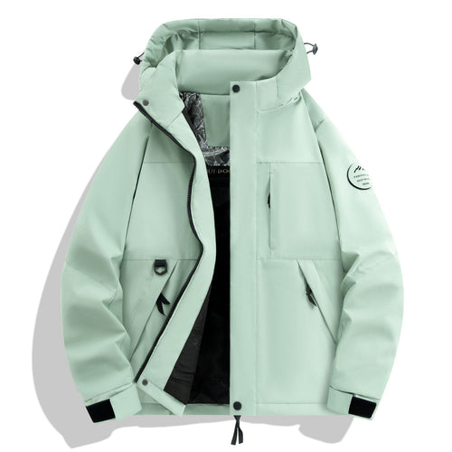 Herren Wasserdichte und atmungsaktive Softshell-Outdoorjacke Nord Taschen