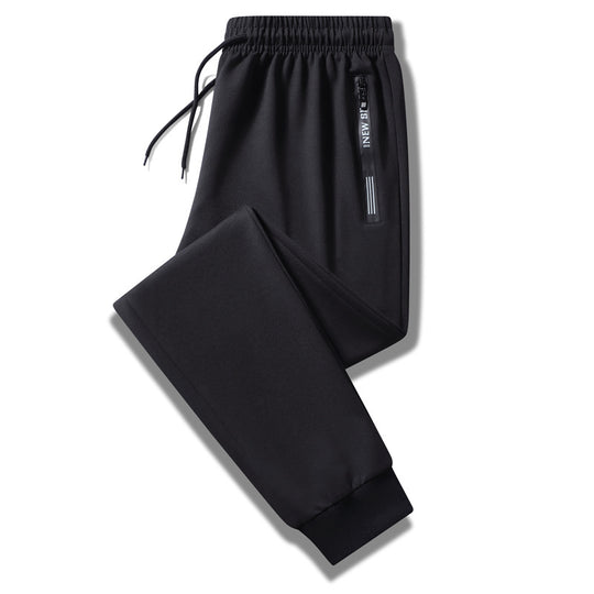 Herren Performance-Trainingshose aus Quick‑Dry‑Mikrofaser mit elastischem Tunnelzugbund und verdeckten Reißverschlusstaschen Nord Taschen