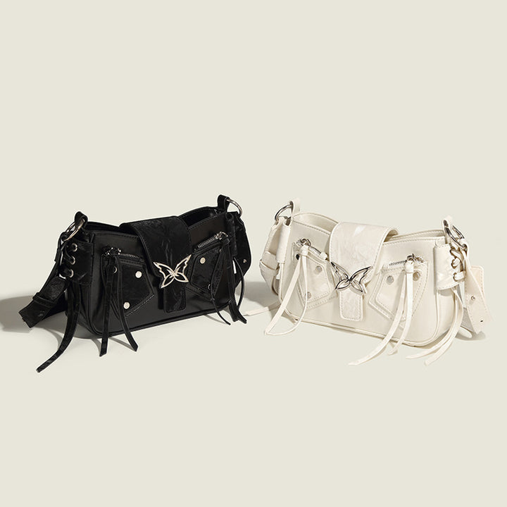 Damen Umhängetasche mit verspieltem Design und fransenbesetztem Detail Nord Taschen
