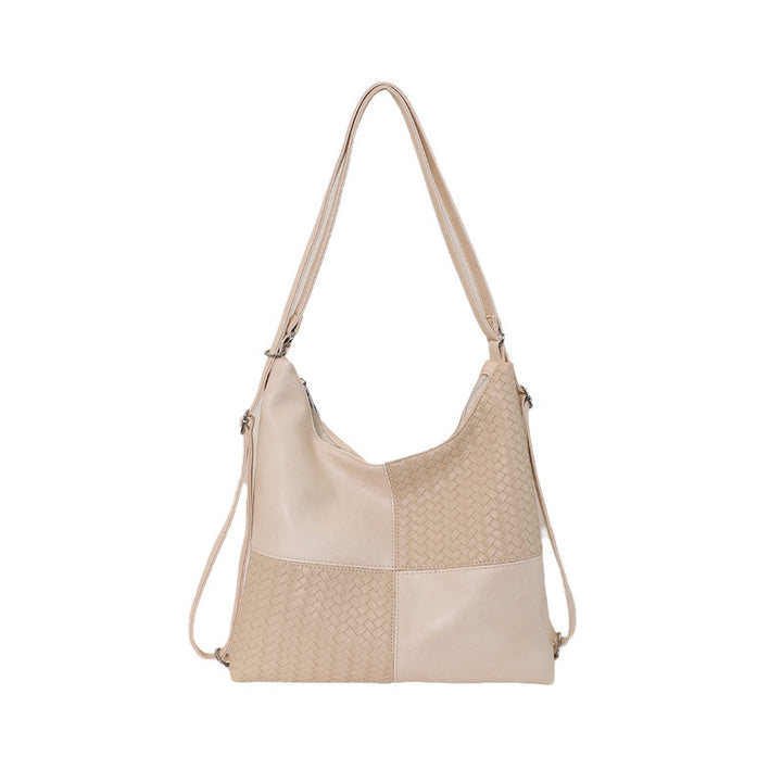Damen Beuteltasche aus kunstvoll geflochtenem Leder mit elegantem Design Nord Taschen