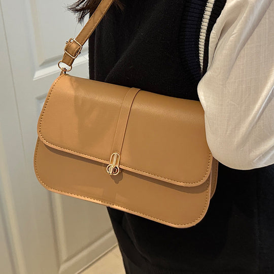 Damen elegante Umhängetasche mit hochwertiger Lederverarbeitung und edlem Verschluss Nord Taschen