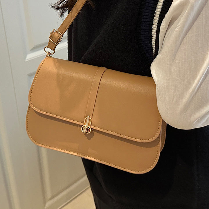 Damen elegante Umhängetasche mit hochwertiger Lederverarbeitung und edlem Verschluss Nord Taschen