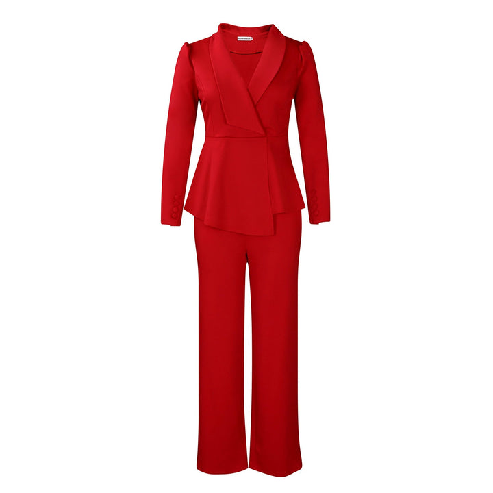 Damen Elegantes Blazer-Hosen-Set