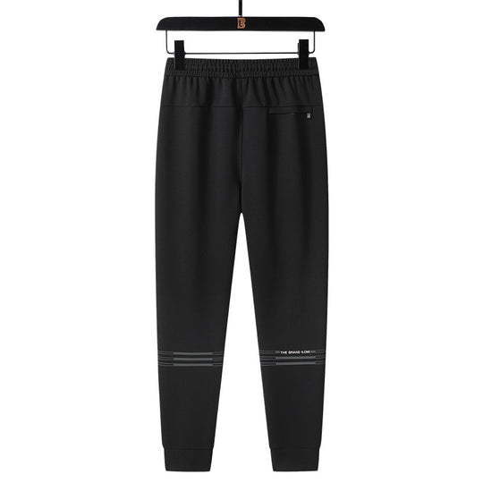 Herren Sportliche konisch zulaufende Jogginghose mit Elastbund, Kordelzug & Reißverschlusstaschen Nord Taschen