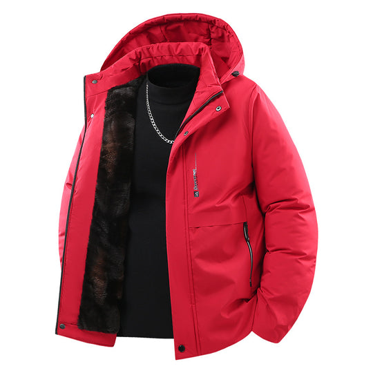 Herren Wasserabweisende Winterjacke Nord Taschen