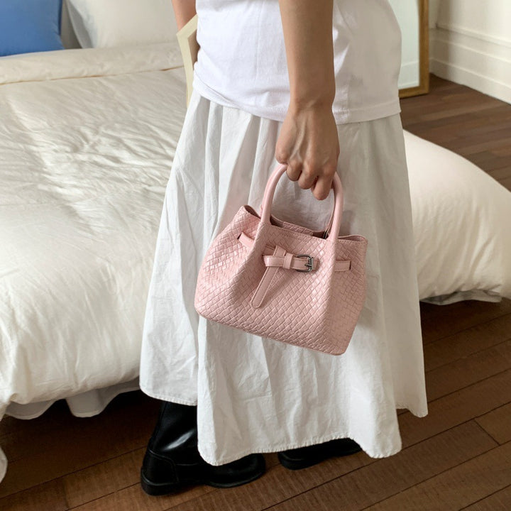 Damen elegante Handtasche mit geflochtenem Design Nord Taschen