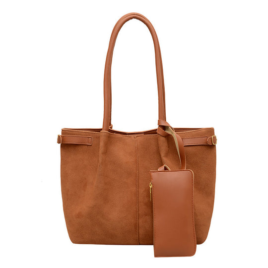 Damen modische Tragetasche aus hochwertigem Kunstleder mit abnehmbarem Mini-Organizer Nord Taschen