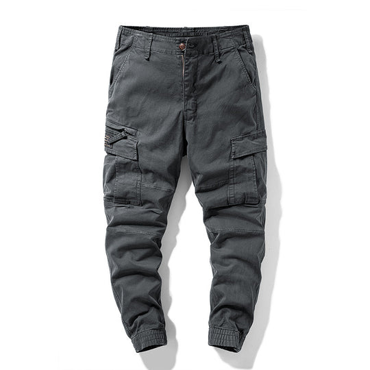 Herren robuste Cargo-Joggerhose mit elastischem Saum und Mehrfachtaschen Nord Taschen