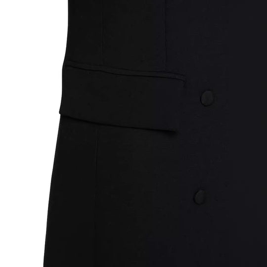 Damen Doppeltreihiger Maxi-Blazer-Mantel mit schlanker Silhouette Nord Taschen