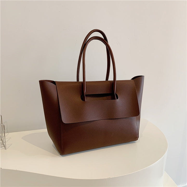 Damen Designer Handtasche mit modernem Klappverschluss Nord Taschen