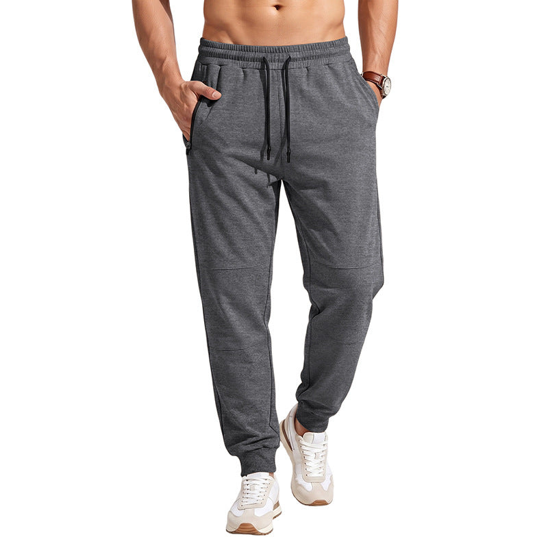 Herren Sportive Jogginghose mit Reißverschlusstaschen, Kordelzug und elastischen Bündchen Nord Taschen