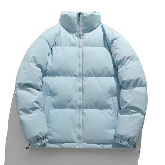 Unisex Wattierte Stepp-Übergangsjacke mit hohem Kragen und verstellbarem Saum Nord Taschen
