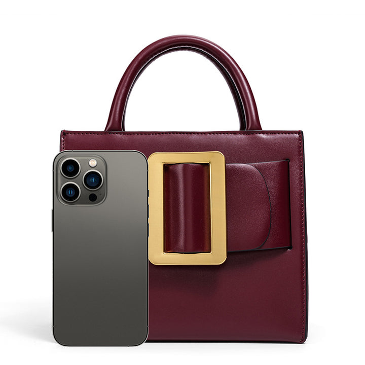 Damen Designer Handtasche mit markantem Schnallenverschluss Nord Taschen