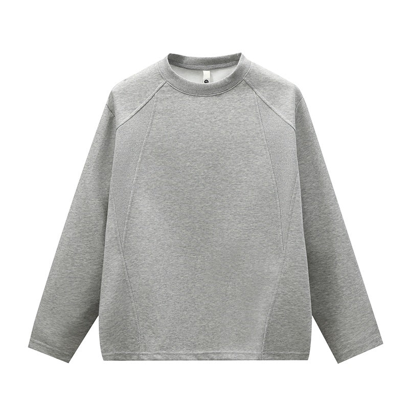 Unisex Oversize Rundhals-Sweatshirt mit Raglannähten und feiner Struktur Nord Taschen