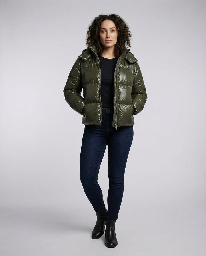 Nord Taschen | Damen Puffy Jacke mit Kapuze