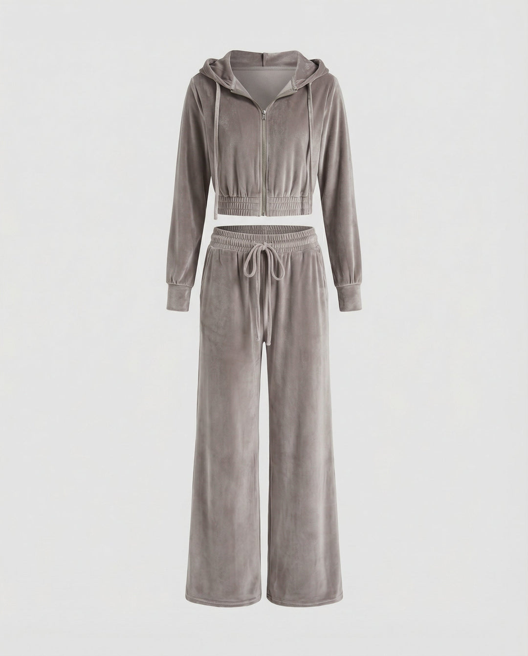 Minimalistischer Damen Fleece Zweiteiler