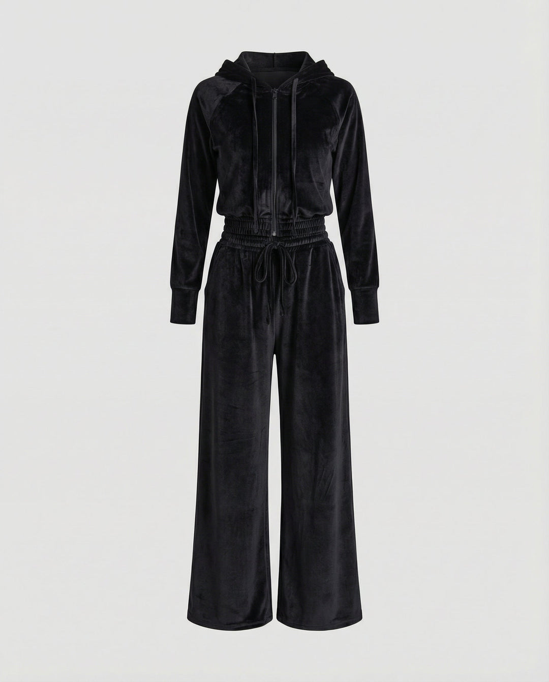 Minimalistischer Damen Fleece Zweiteiler