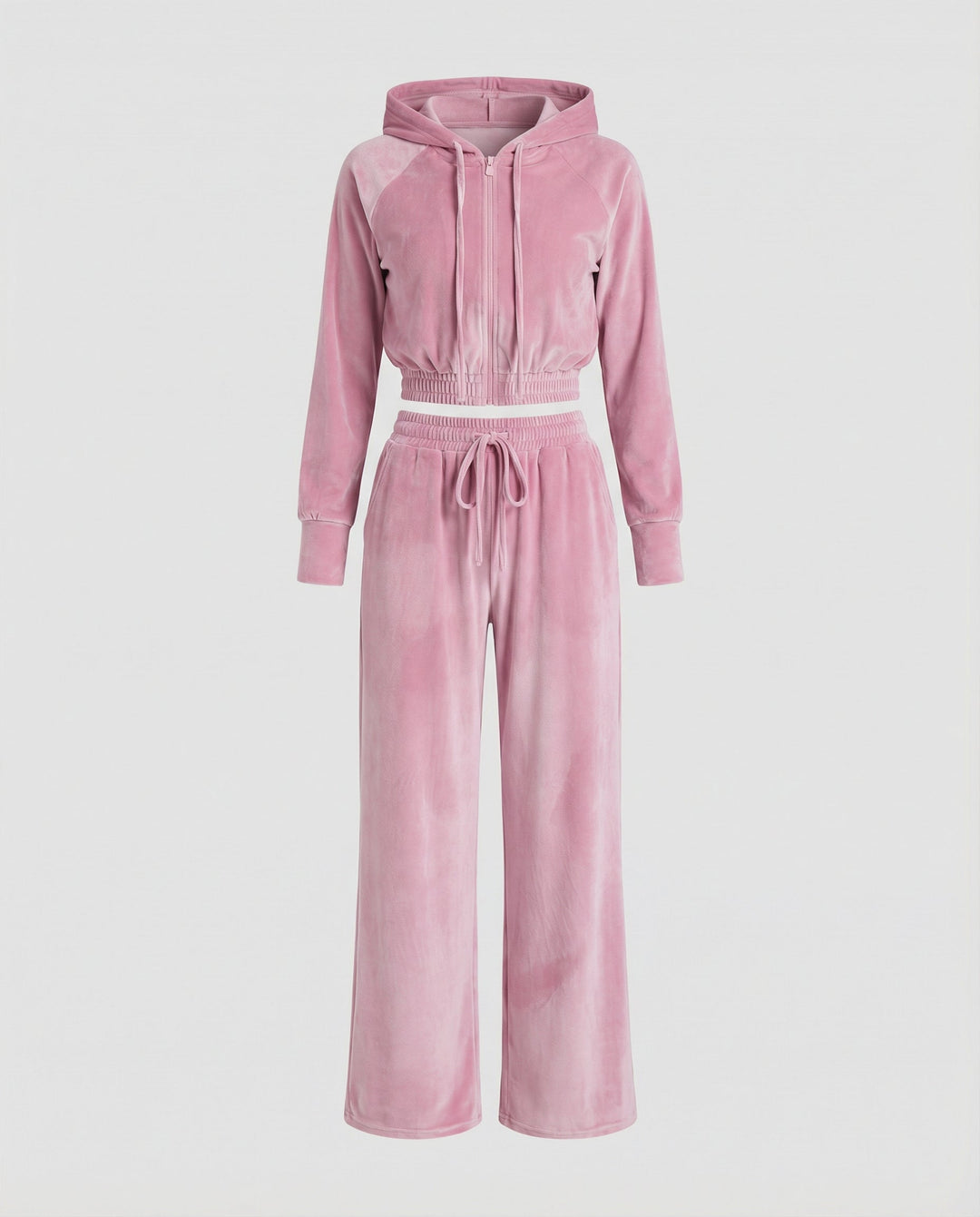 Minimalistischer Damen Fleece Zweiteiler