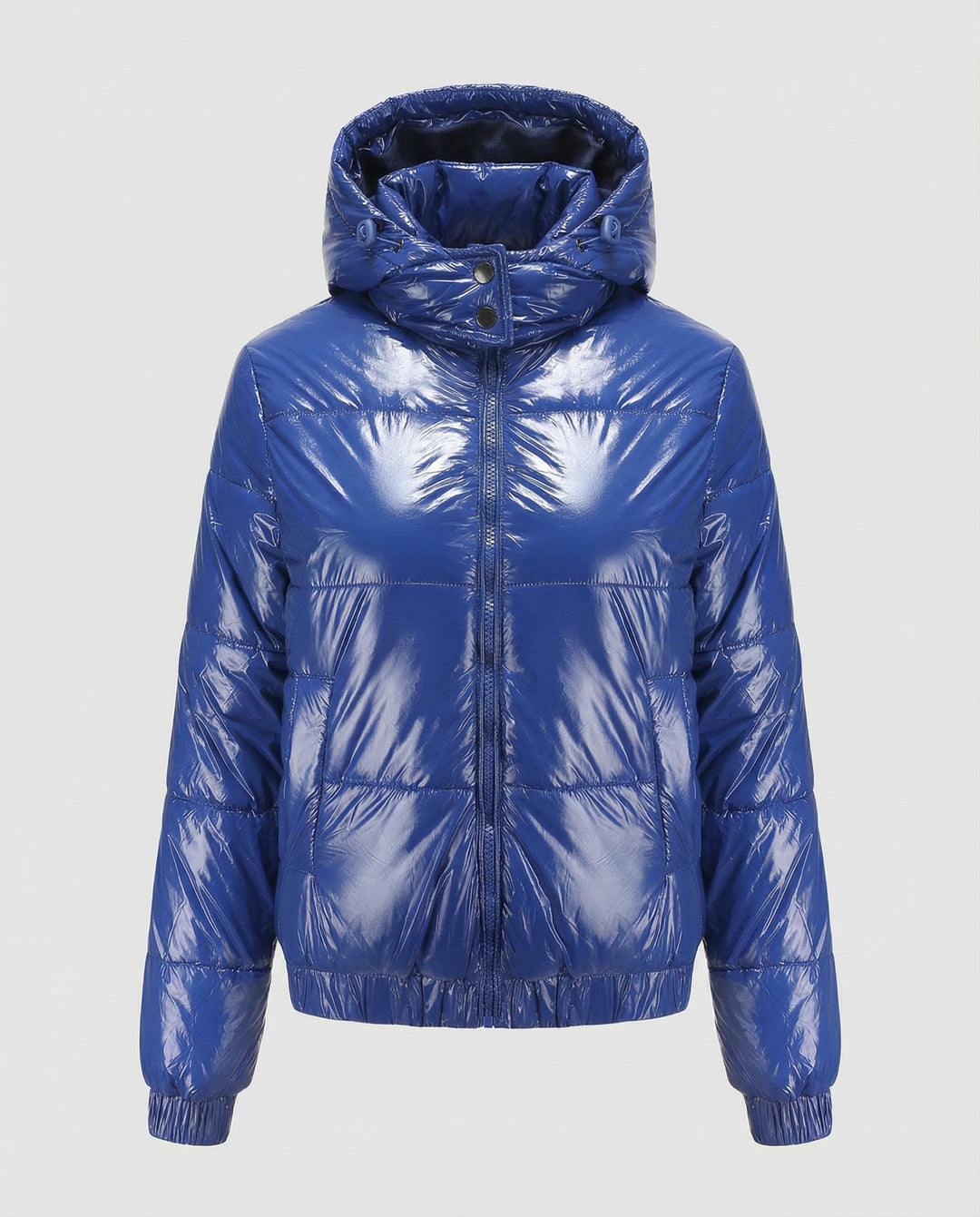 Glänzende Winterjacke Damen