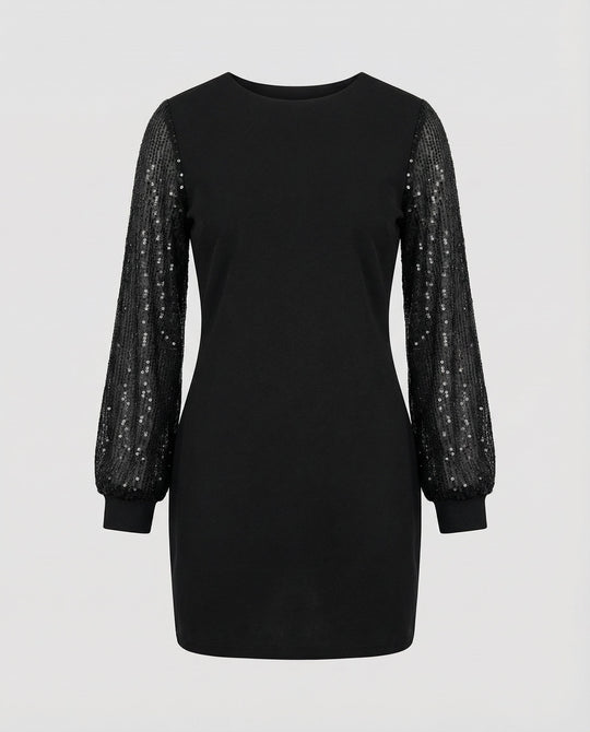Lässiges Glitzerkleid Damen