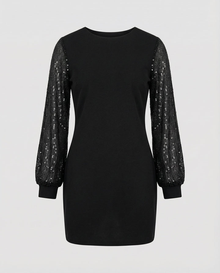 Lässiges Glitzerkleid Damen