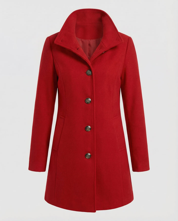 Eleganter Damen Wollmantel