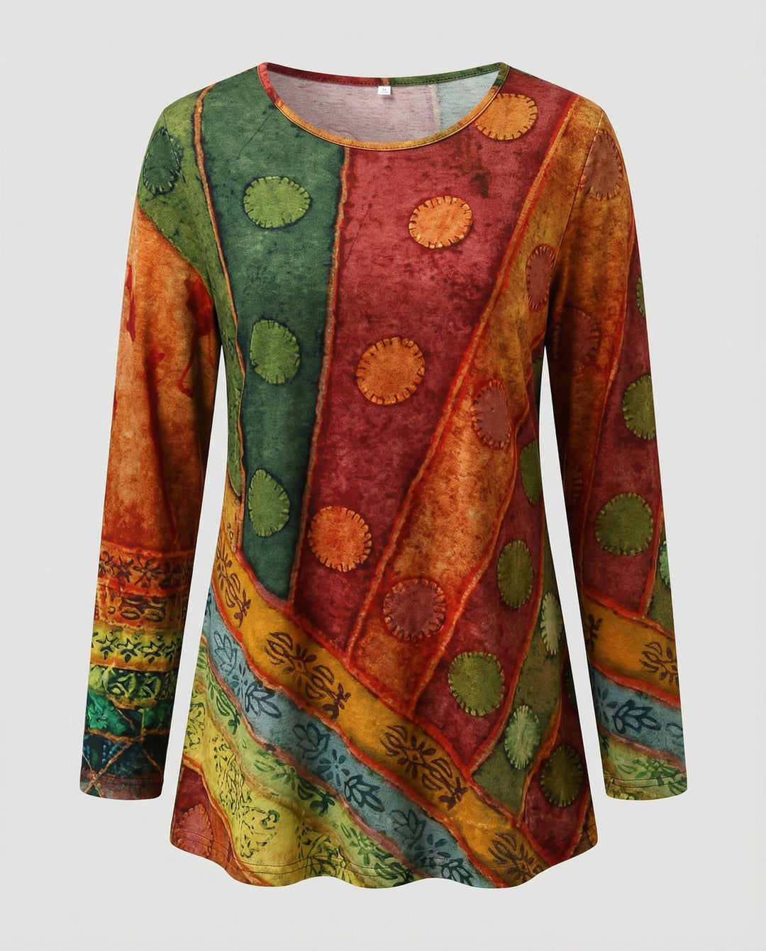 Bunte Vintage Tunika Damen