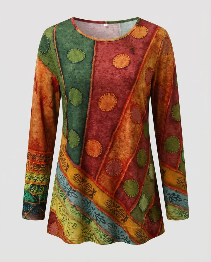 Bunte Vintage Tunika Damen