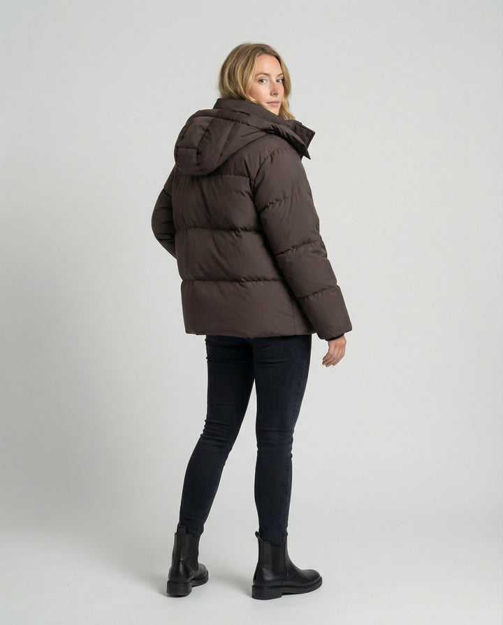 Oversized Damen Pufferjacke