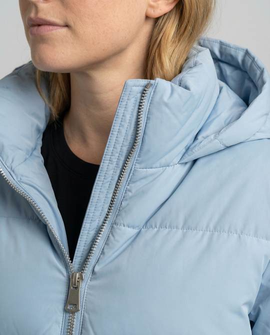 Taillierter Damen Steppmantel Winter