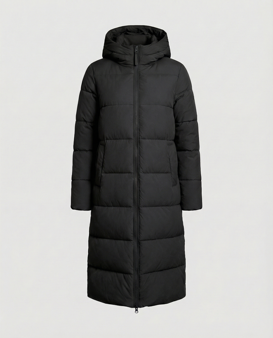 Taillierter Damen Steppmantel Winter