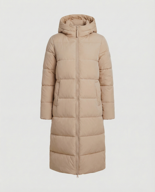 Taillierter Damen Steppmantel Winter