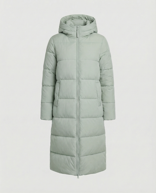 Taillierter Damen Steppmantel Winter