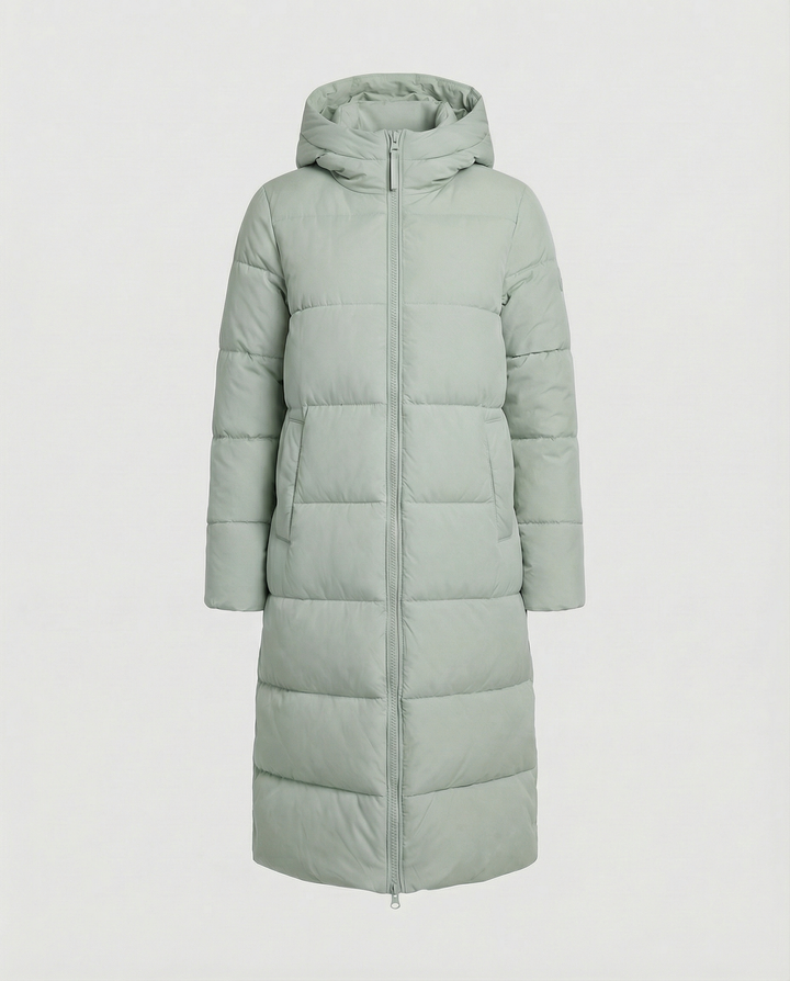 Taillierter Damen Steppmantel Winter