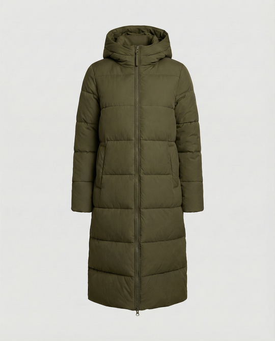 Taillierter Damen Steppmantel Winter