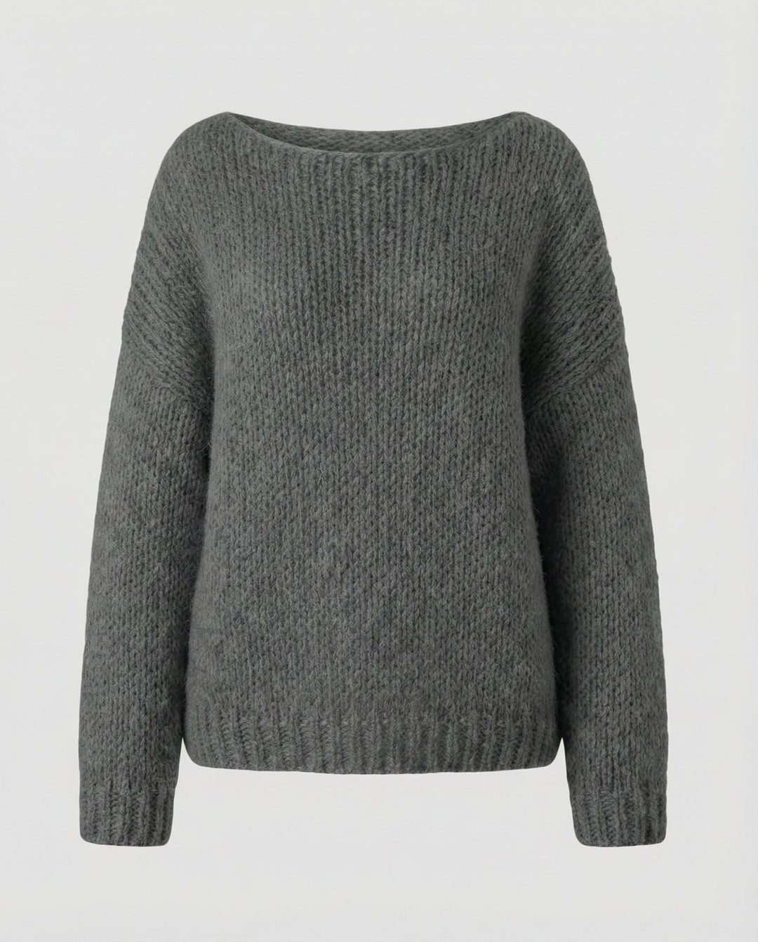 Oversized Pullover U Boot Ausschnitt