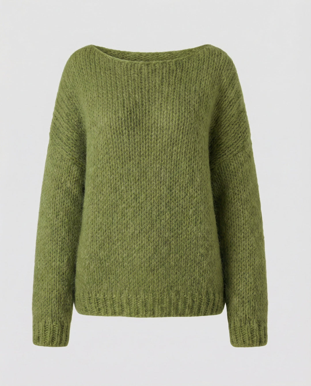 Oversized Pullover U Boot Ausschnitt