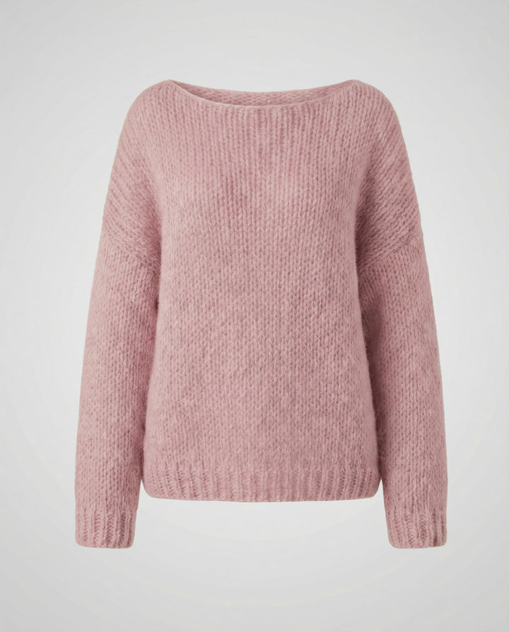 Oversized Pullover U Boot Ausschnitt