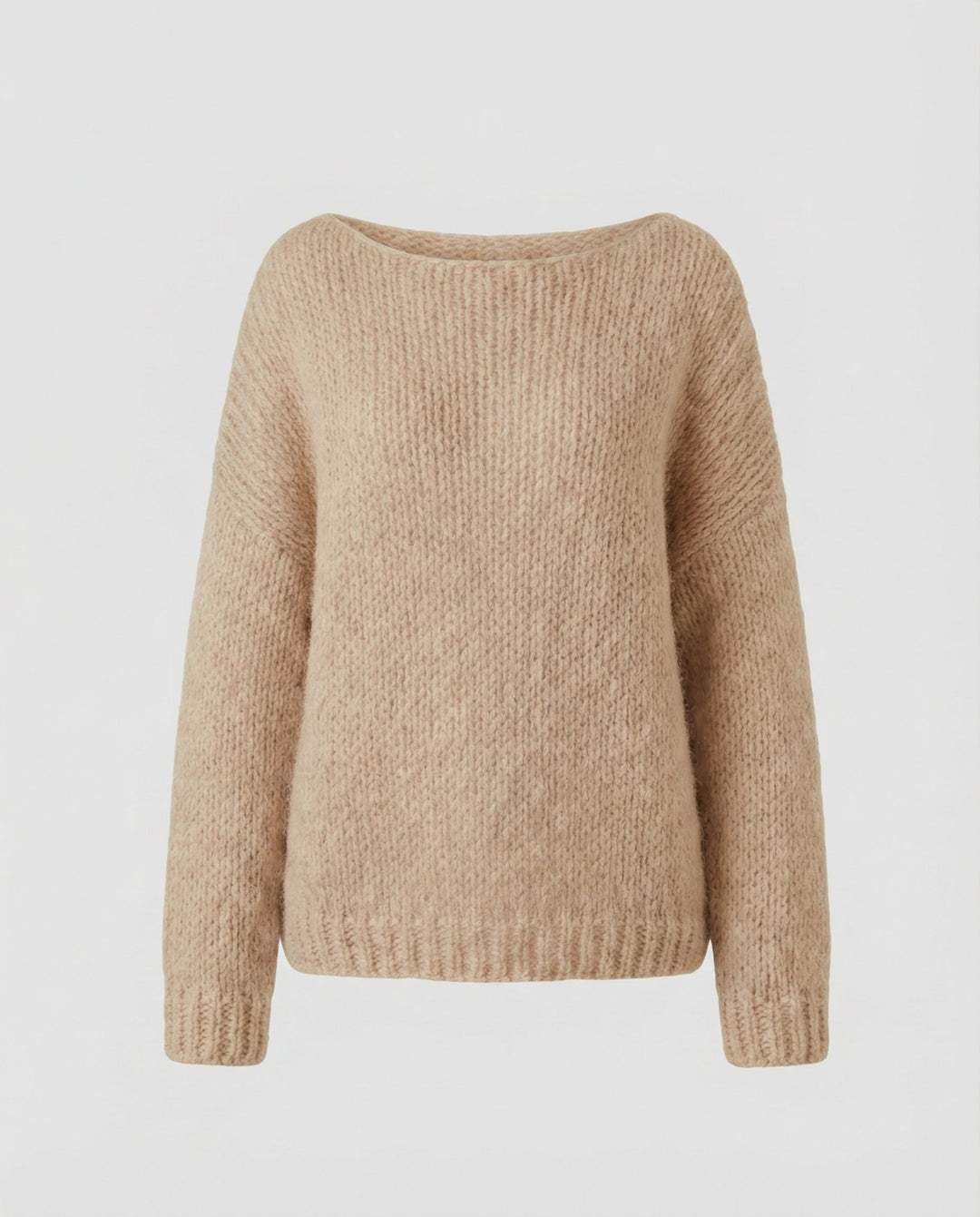 Oversized Pullover U Boot Ausschnitt