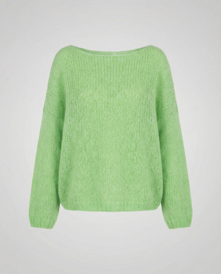 Oversized Pullover U Boot Ausschnitt