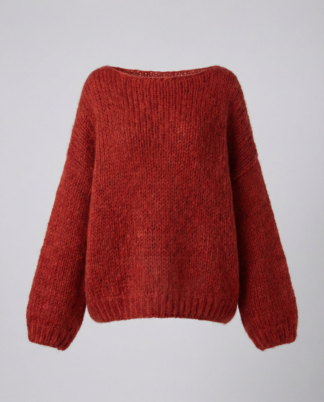 Oversized Pullover U Boot Ausschnitt