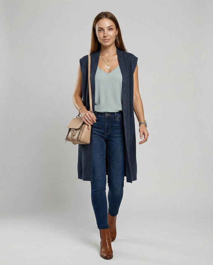 Oversized Damen Strickweste