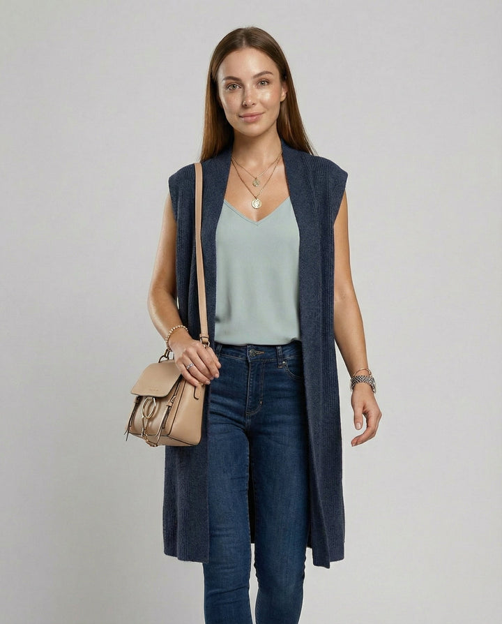 Oversized Damen Strickweste