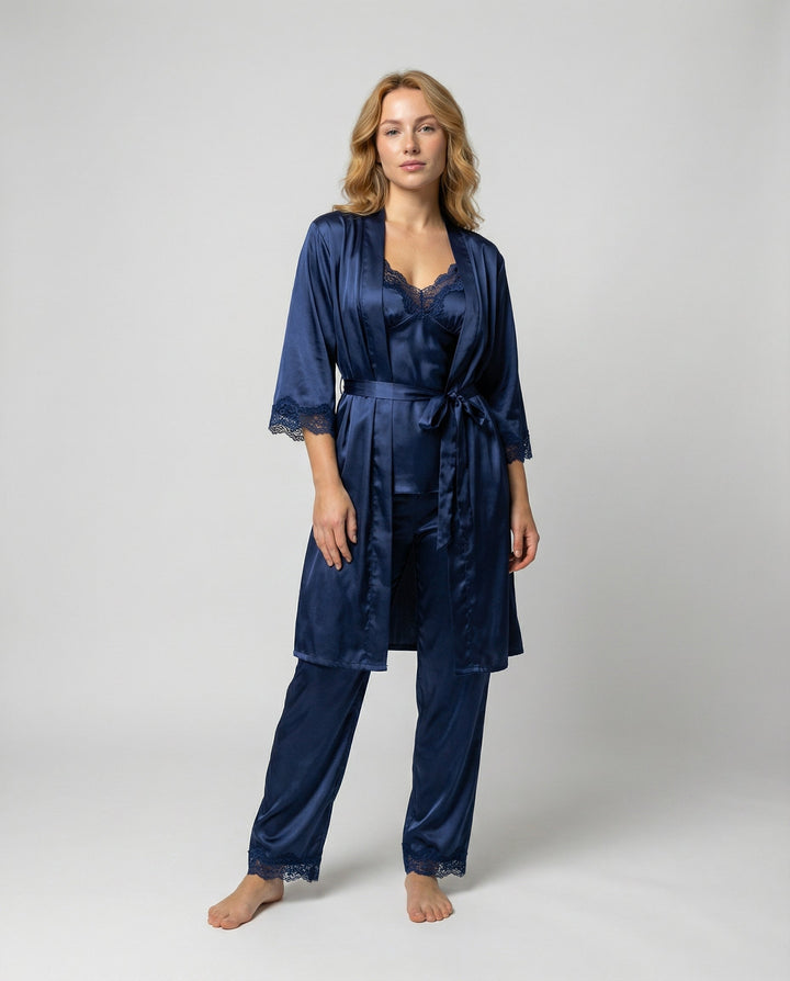Luxuriöses Seiden Pyjama Set Damen