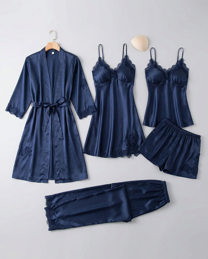 Luxuriöses Seiden Pyjama Set Damen